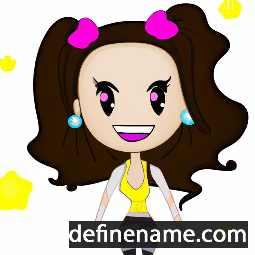 cartoon of the name Daniela