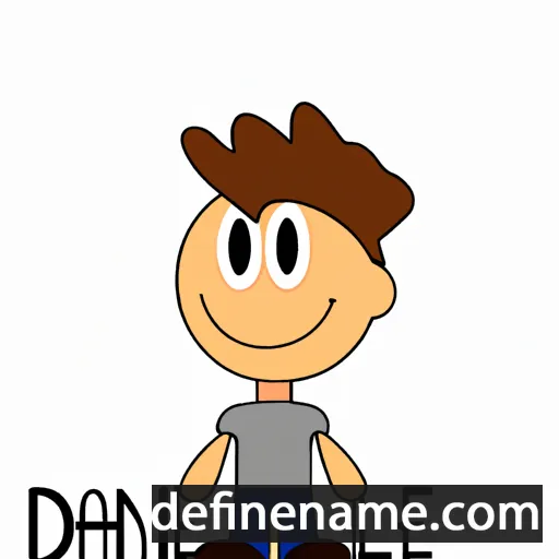 cartoon of the name Daniele