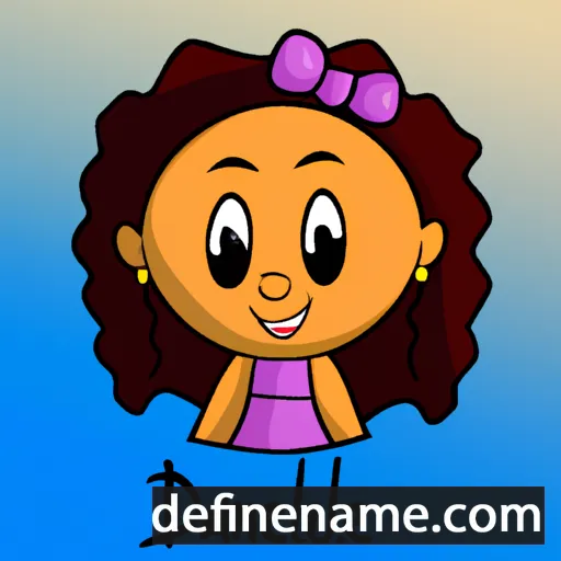 cartoon of the name Daniella