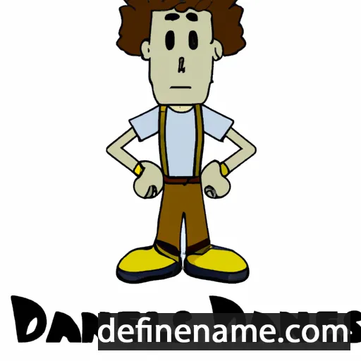 cartoon of the name Daniels