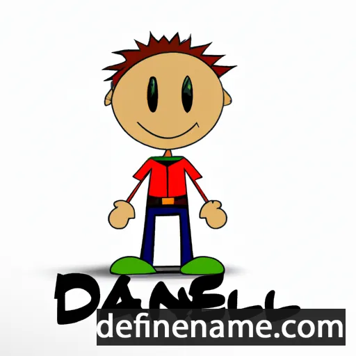 cartoon of the name Danihel