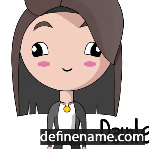 cartoon of the name Danijela