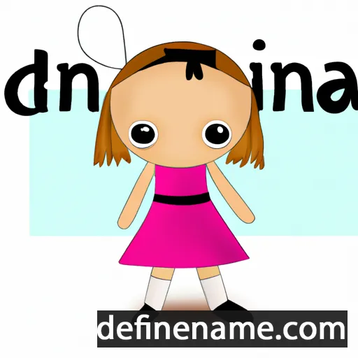 cartoon of the name Danika