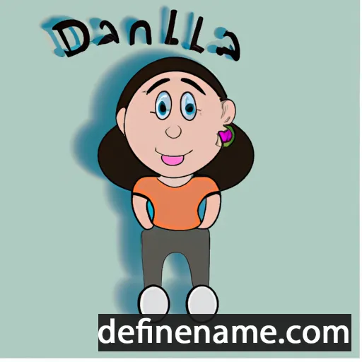 cartoon of the name Danila