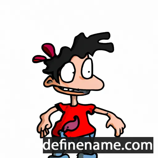 cartoon of the name Danilo