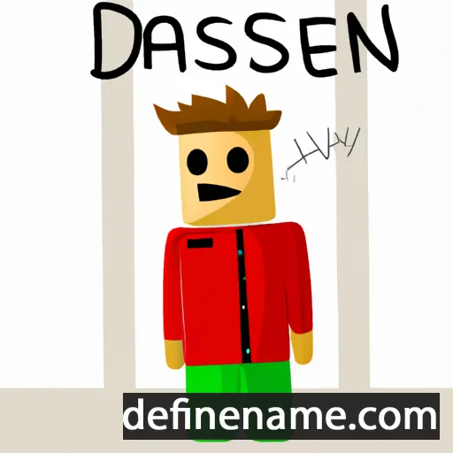 cartoon of the name Danish