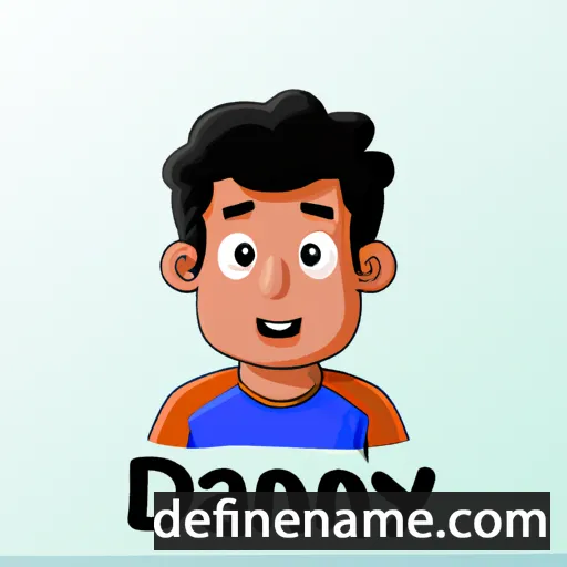 cartoon of the name Daniyal