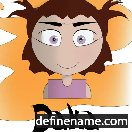 cartoon of the name Danka