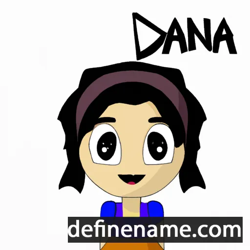 Danna cartoon