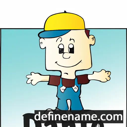 cartoon of the name Danne