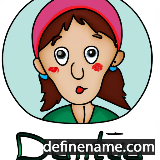 cartoon of the name Danuta