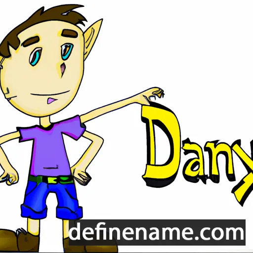 cartoon of the name Dany