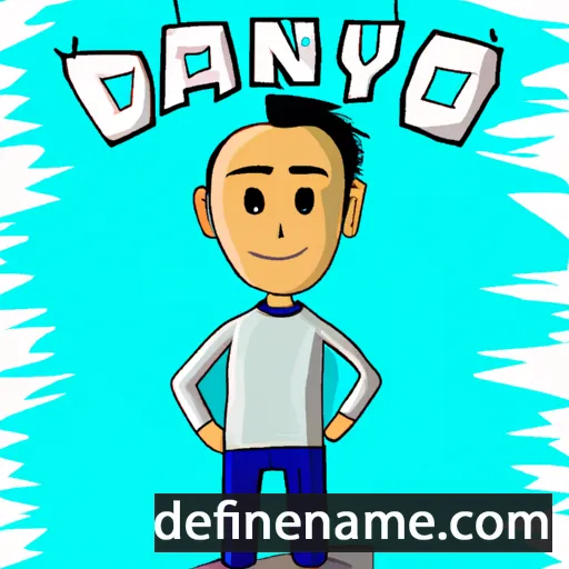 cartoon of the name Danylo