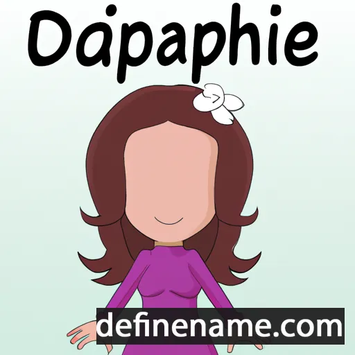 cartoon of the name Daphnée