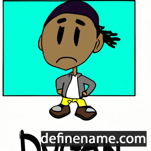 cartoon of the name Daquan