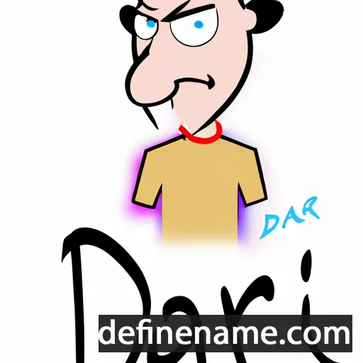 cartoon of the name Dar