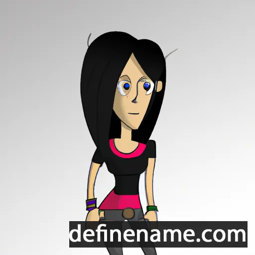 cartoon of the name Dara