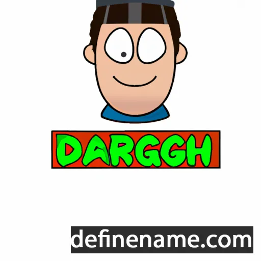 cartoon of the name Daragh