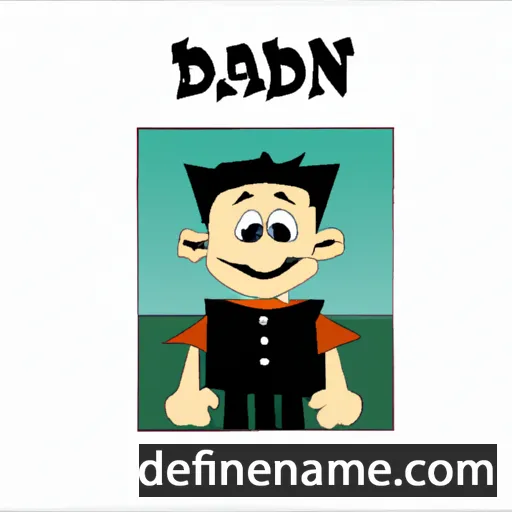 cartoon of the name Dardan