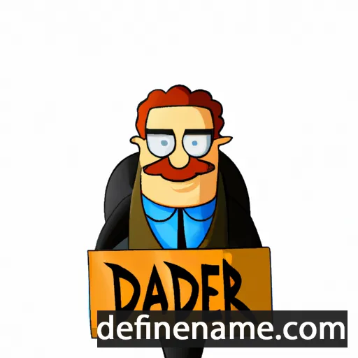 cartoon of the name Darden