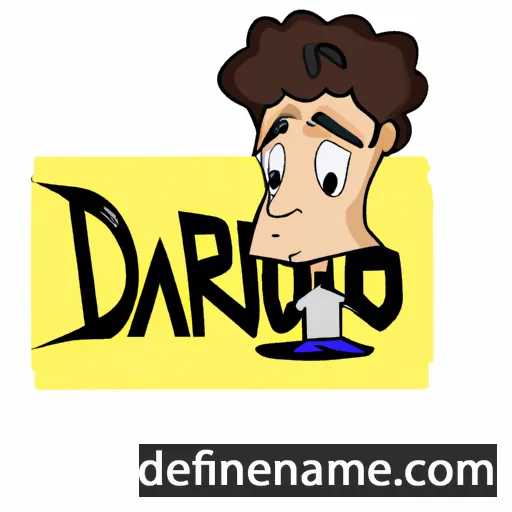 cartoon of the name Darío