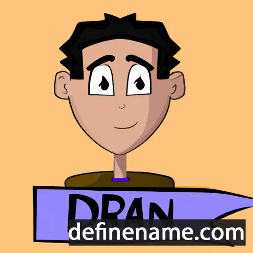 cartoon of the name Darian