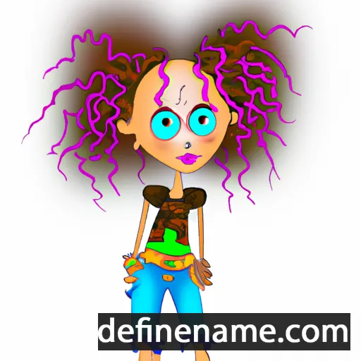 cartoon of the name Darinka