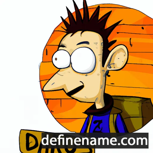 cartoon of the name Dariusz