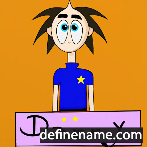 cartoon of the name Dariy