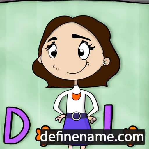 cartoon of the name Darla