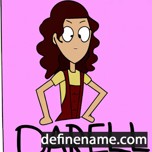 cartoon of the name Darleen