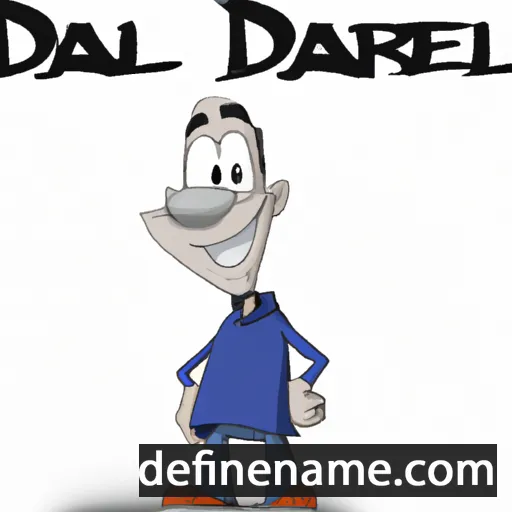 cartoon of the name Darrel