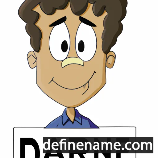 cartoon of the name Darren