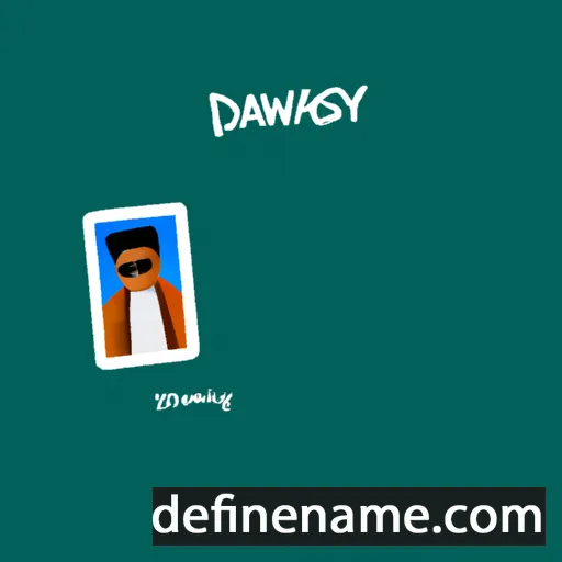 cartoon of the name Daryawesh