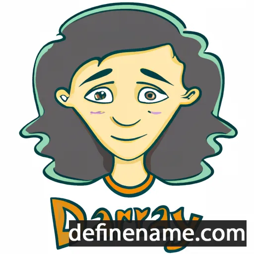 cartoon of the name Daryna