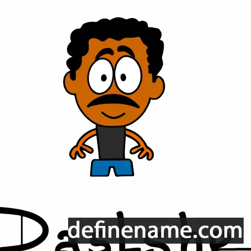 cartoon of the name Dashiell