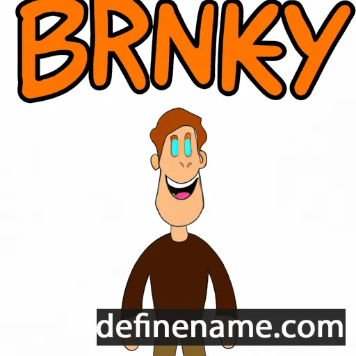 cartoon of the name Brinkley