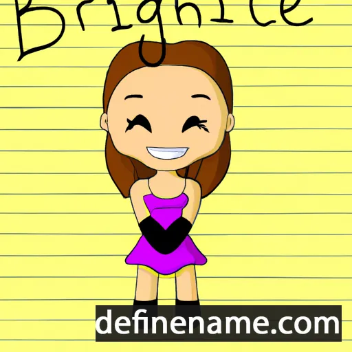 cartoon of the name Brinleigh