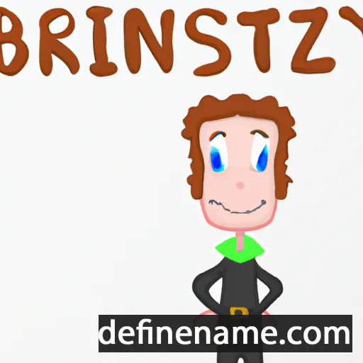 cartoon of the name Brinsley