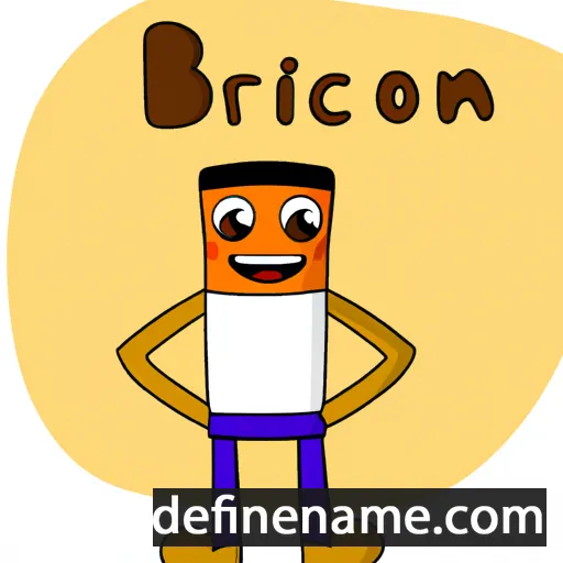 cartoon of the name Briocán