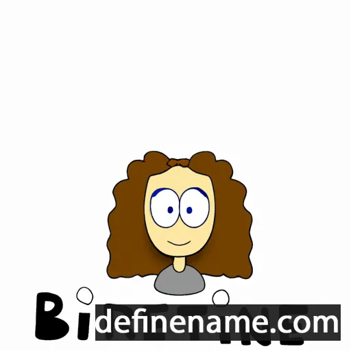 cartoon of the name Britene