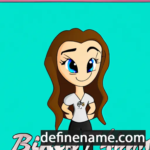 cartoon of the name Brittanni