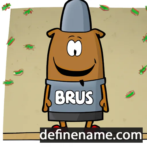 cartoon of the name Brixius