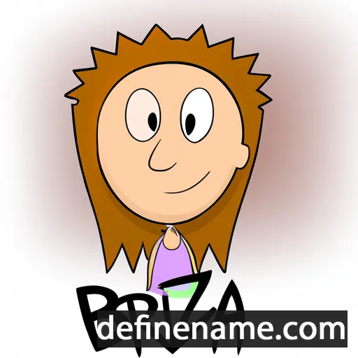 cartoon of the name Briza