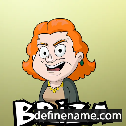 cartoon of the name Brizelda