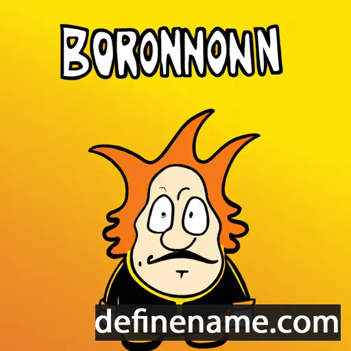 cartoon of the name Brönnil