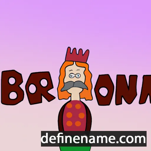 Brønla cartoon