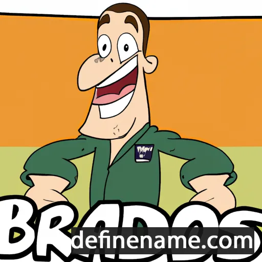 cartoon of the name Broadus