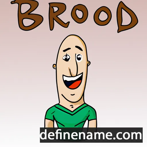 cartoon of the name Brodd