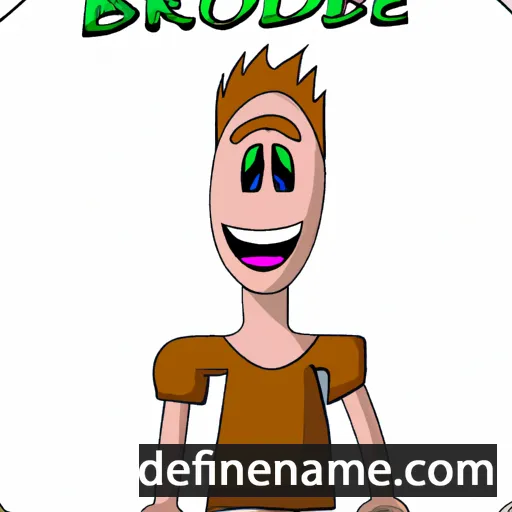 cartoon of the name Broden